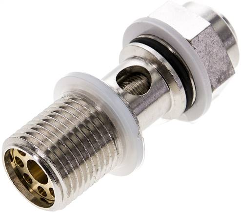 Drosselhohlschraube G 1/2", zuluftregelnd (A), Schlitzschraube (mit Schraubendreher einstellbar)