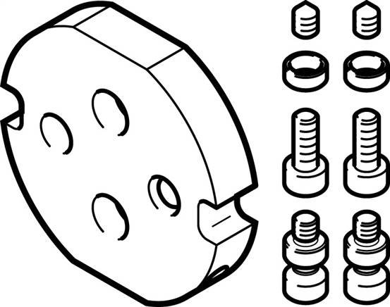 FESTO DHAA-G-Q11-25-B1-16 (1471634) Adapterbausatz