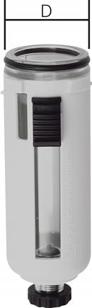 FUTURA Kunststoffbehälter , mit Schutzkorb, halbautomatisch BF 1 F