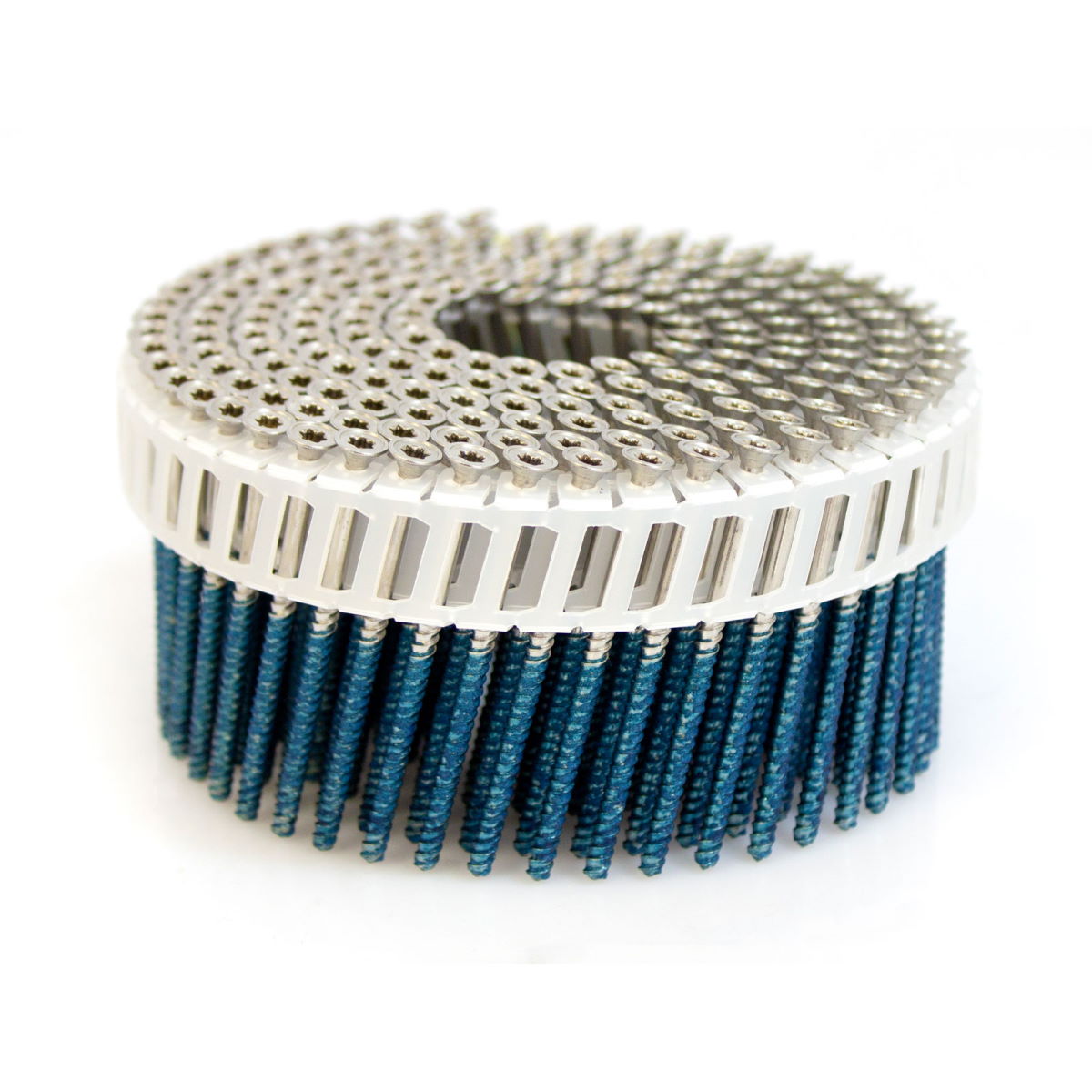 BECK Splitless SCRAIL® Nagelschrauben 15° Plastikband Coil 2,8/3,2 x 65mm Rostfrei A2 Diamond Coating® T x 15