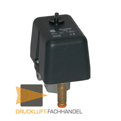 Condor Druckschalter MDR 2/11 Anschluss 4 x G1/4 inkl. Anlaufentlastungsventil AEV2S
