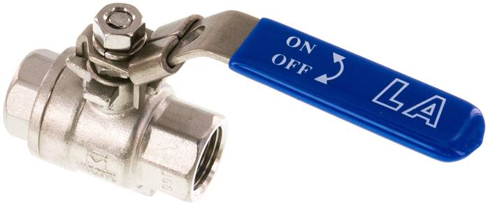 Edelstahl-Kugelhahn, Eco-Line leicht, G 1/2", 0 bis 63bar