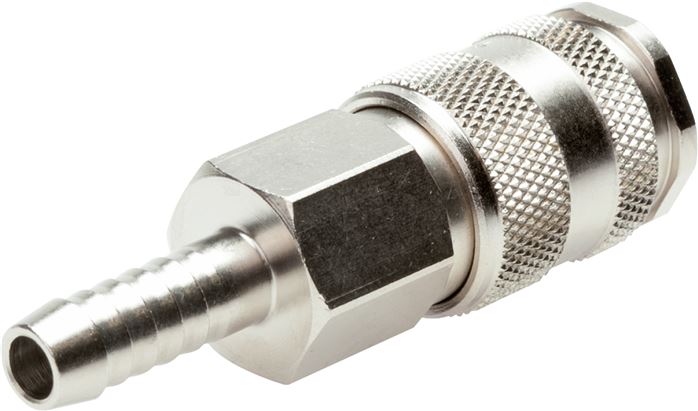 Schnellkupplung (ARO/ORION) 6 (1/4")mm Schlauch, Kugelverriegelung, NW 5,5