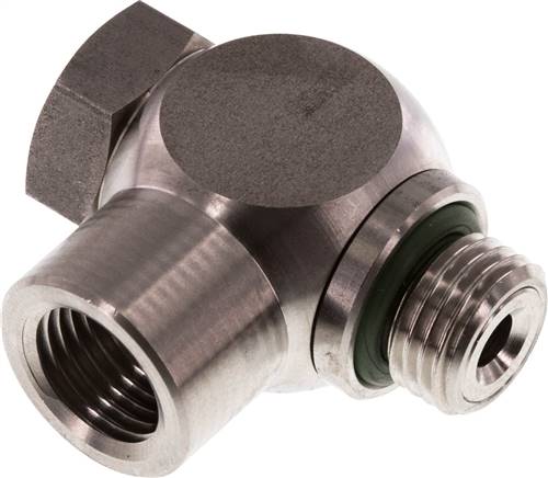 Drosselrückschlagventil G 1/4", abluftregelnd (B), Edelstahl