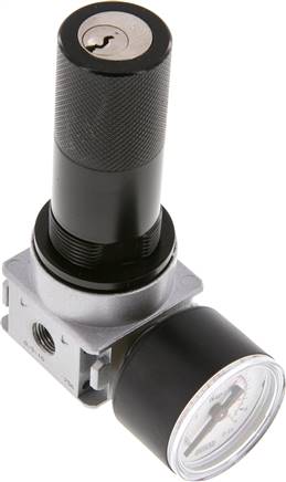 MULTIFIX Druckregler, G 1/8", 0,5 - 10bar, Baureihe 0, 600 l/min, abschließbar