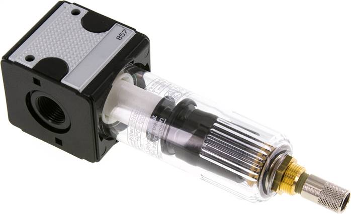 MULTIFIX Filter, G 3/8", Baur. 1, Kunststoffbehälter, Kondensatablass automatisch (drucklos geschlossen)