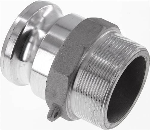 Kamlock-Stecker (F) R 2-1/2"(AG), Aluminium