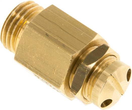 Mini-Sicherheitsventil G 1/4", 30 - 60 bar, Messing