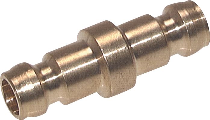 Temperierkupplungsverbinder 9mm Zapfen - 9mm Zapfen, Edelstahl