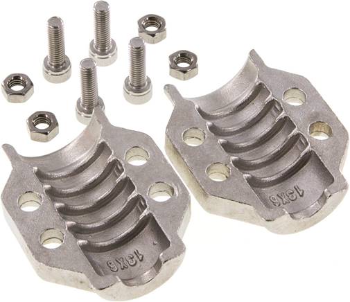 Klemmschalen 24 - 26mm, 1.4401, EN 14423 (DIN2826)