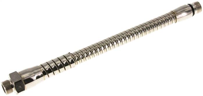 Metall-Kühlmittelschlauch 250mm, G 3/8" M 16 x 1
