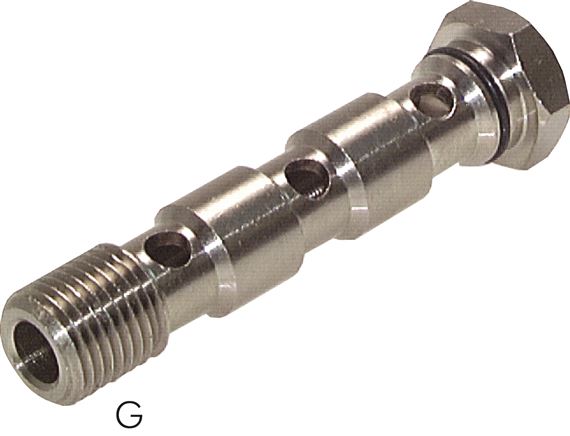 Hohlschraube für IQS-Ringstücke, G 1/2" 3-fach