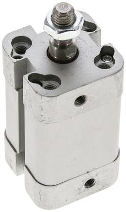 ISO 21287-Zylinder, doppeltw., Kolben 20mm, Hub 25mm, Kolbenstange AG