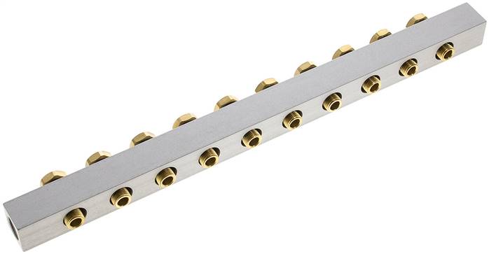 P-Leiste inkl. Hohlschrauben und Dichtungen für Ventilbaureihe M05 / P05 R 181/10