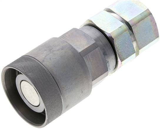 Flat-Face-Schraubkupplung, Stecker Baugr. 4, G 3/4"(IG)