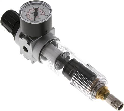 MULTIFIX Filterregler, G 1/8", 0,2 - 6bar, Baureihe 0, Kondensatablass automatisch (drucklos geschlossen)