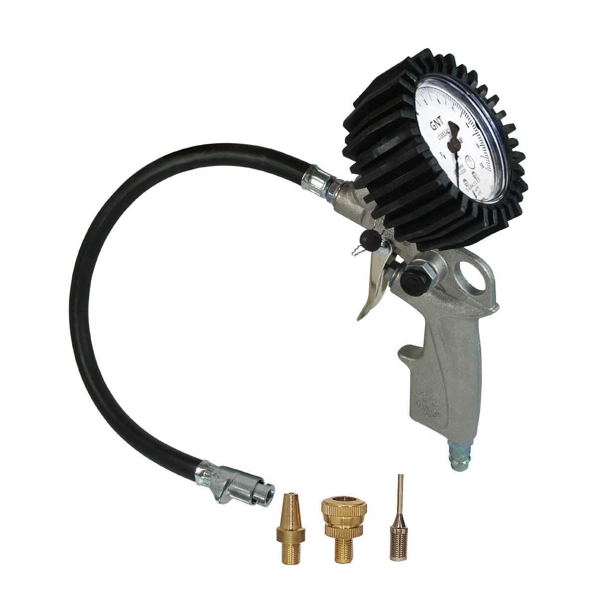 AKTION Set DF-Reifenfüller mit Gentilin Quik-Lok und 3er Adapter + Metabo Blaspistole BP 200 + Metabo Druckluftschlauch