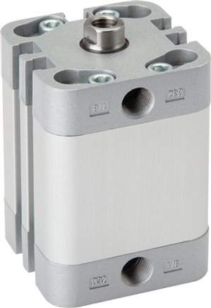 ISO 21287-Zylinder, doppeltw., Kolben 40mm, Hub 10mm, Kolbenstange mit IG