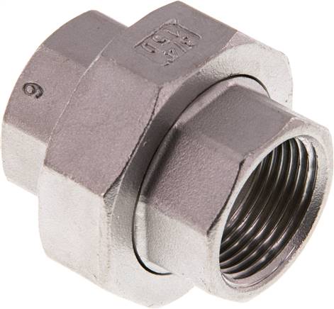 Verschraubung flach dichtend Rp 3/4" (IG),1.4408