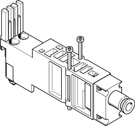 FESTO VMPA2-VSP-QS10 (8029489) Vertikal-Versorgungsplatte