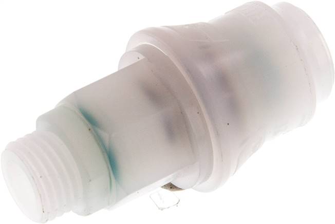 Schnellkupplung (NW5) G 1/4", PVDF (AG)