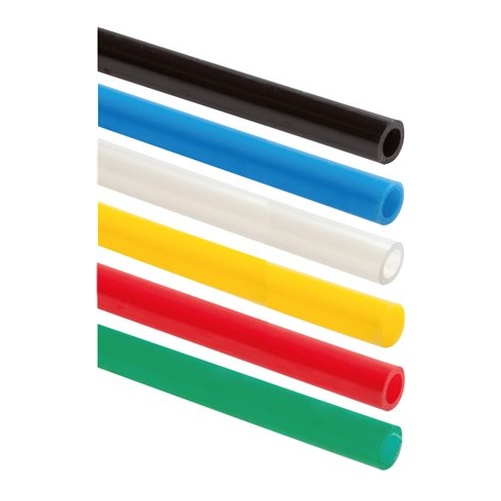 Tubo in poliammide, 8 x 6 mm, nero, rotolo da 25 m