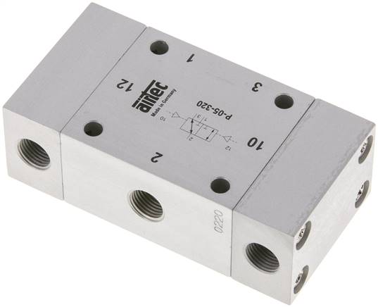 3/2-Wege Pneumatikimpulsventil, G 1/8"