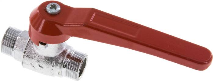 Messing-Kugelhahn, G 3/8" (Außengewinde), -0,9 bis 20bar