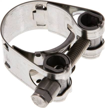 18mm Gelenkbolzenschelle, 27 - 29mm, 1.4301 (W4)