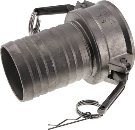 Kamlock-Kupplung (C) 75 (3")mm Schlauch, Edelstahl (1.4408)