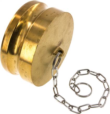 Kamlock-Verschlussstecker (DP) 4", Messing