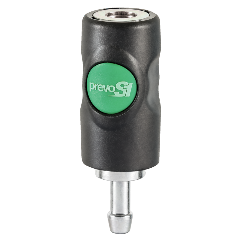 Prevost Edelstahl-Kupplung für Schlauchanschluss Für Schlauch mit innen-Ø = 9