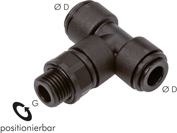 T-Steckanschluss G 1/2"-10mm, IQS-FDA