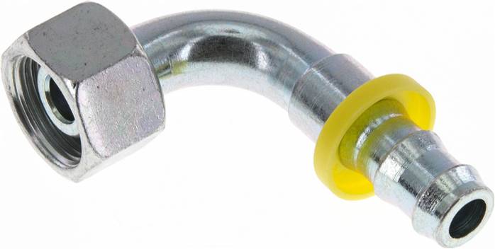 90°-Steckanschluss 15 L Überwurfmutter, 12,7mm GSP-Schl
