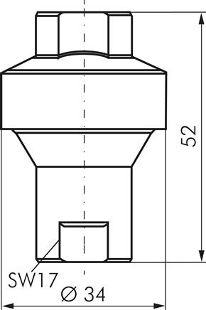 Inline Druckregler (Wasser) G 1/4", 5,0 bar, für Trinkwasser