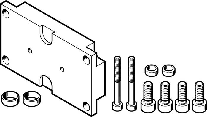 FESTO DHAA-G-G3-25-B6-14 (2408600) Adapterbausatz