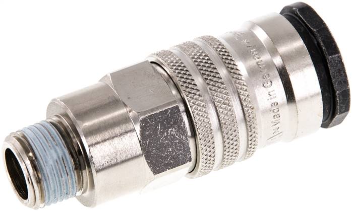 Schnellkupplung (NW10) R 3/8"(AG), Messing / Stahl