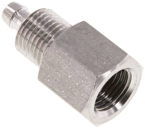 Aufschraub-Gewindestück G 1/8"-6x4mm, 1.4571 ohne Mutter