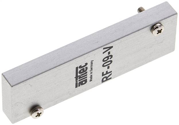 Verschlussplatte für eine Ventilstation Typ RF 09 V