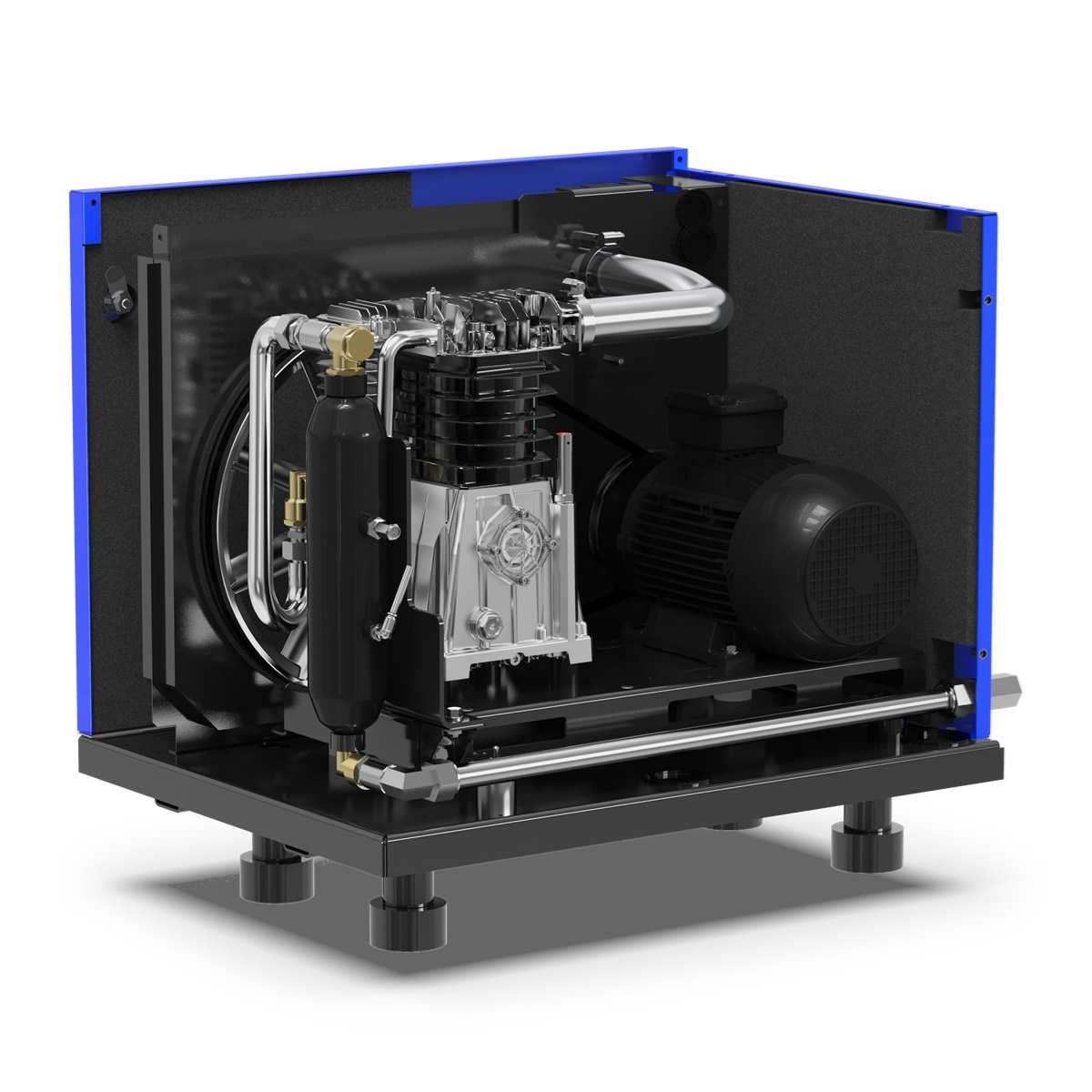 AGRE Kolbenkompressor SILENT TWISTER 600D