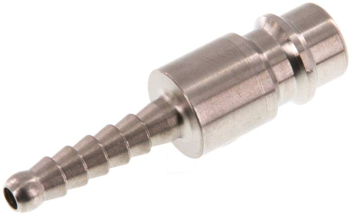 Kupplungsstecker (NW7,2) 4mm Schlauch, Edelstahl
