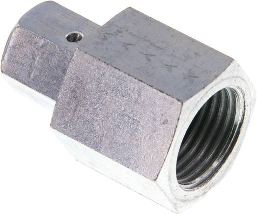 Manometer-Schneidringverschr. 6 S-G 1/2", Stahl verzinkt