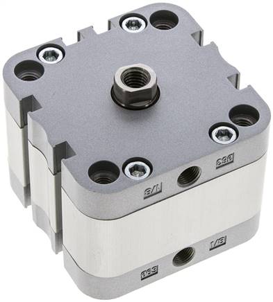 ISO 21287-Zylinder, doppeltw., Kolben 63mm, Hub 10mm, Kolbenstange mit IG