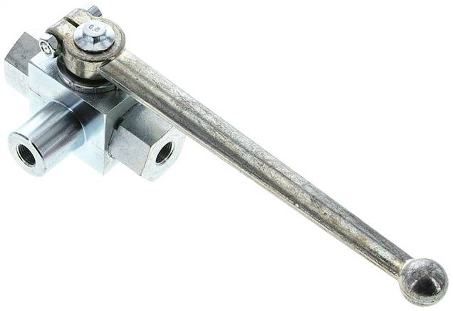 Hochdruck-3-Wege Kugelhahn, T-Bohrung, G 1/8", 0 bis 500bar