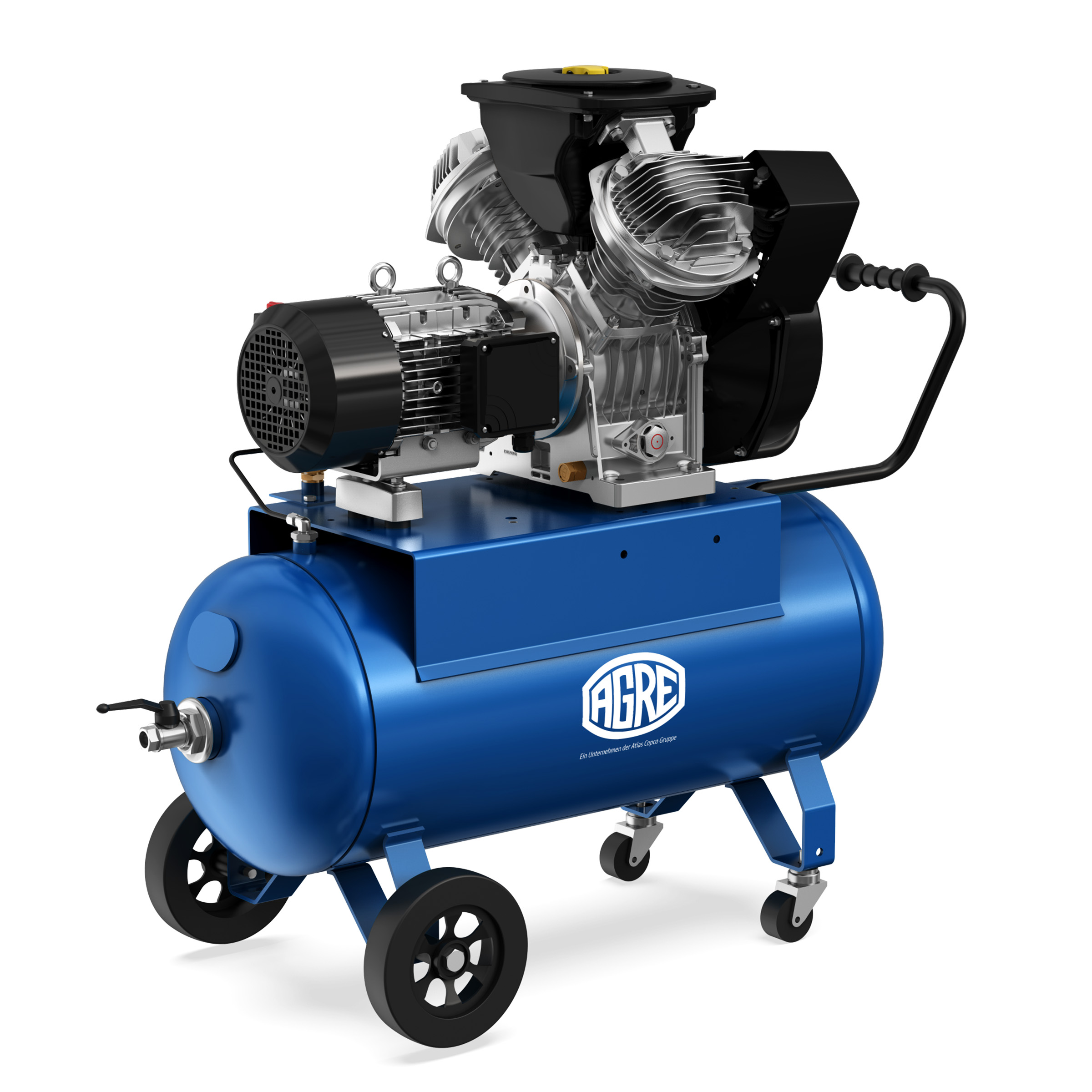 AUSSTELLER I AGRE Industrie-Kolbenkompressor Typ BOSS 6002 W 2.0 fahrbar, 4116002212