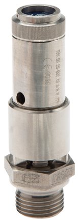 TÜV-Sicherheitsventil G 3/4" (DN10), 8,00 bar, 1.4571