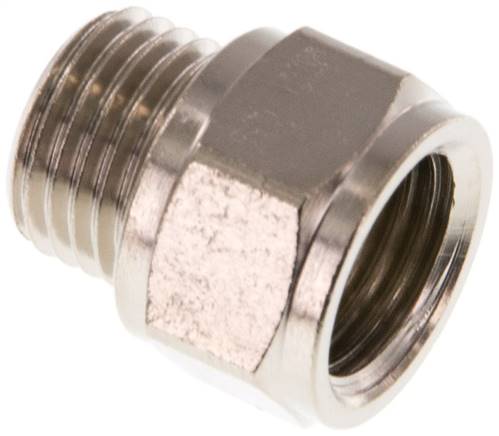 Gewindeverlängerung G 1/4"-11,5mm, Messing vernickelt