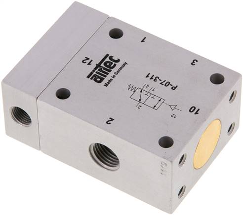 3/2-Wege Pneumatikventil mit Feder, G 1/4"