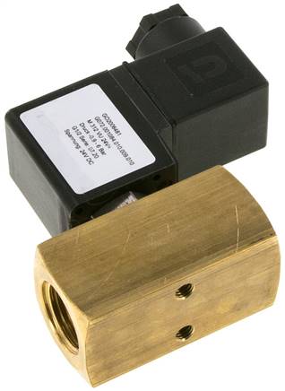 3/2-Wege Vakuumventil (NC), G 1/2", -0,9 bis 6bar, 230 V AC