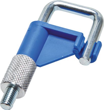 Schlauchklemme, 2 - 15 mm, blau
